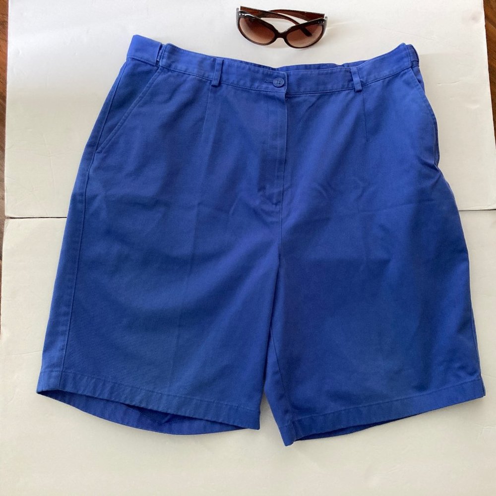 L.L. Bean Original Fit Bermuda Short Royal Blue 18